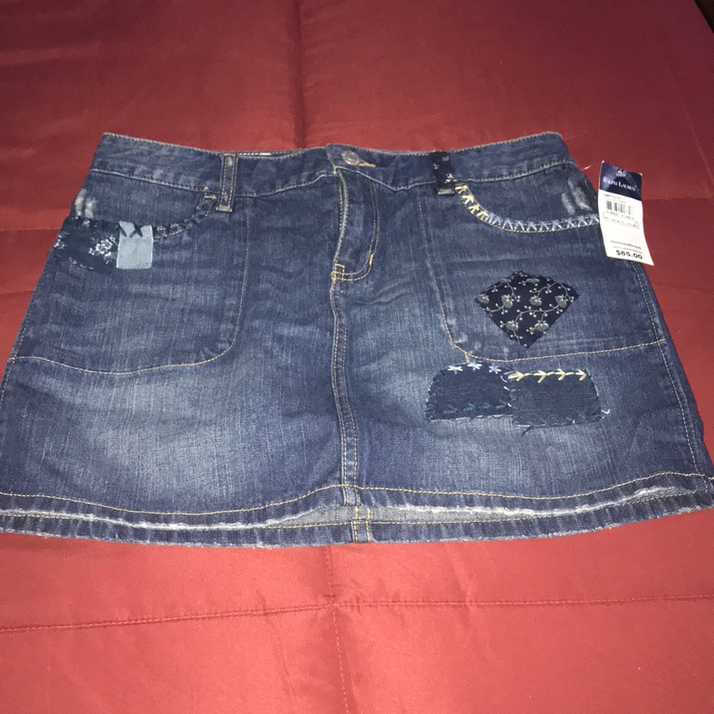 Ralph Lauren Denim Skirt (NWT)